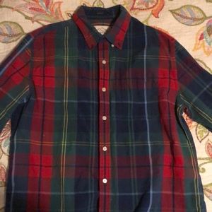 Large, St. John’s Bay long sleeve, multicolor button up